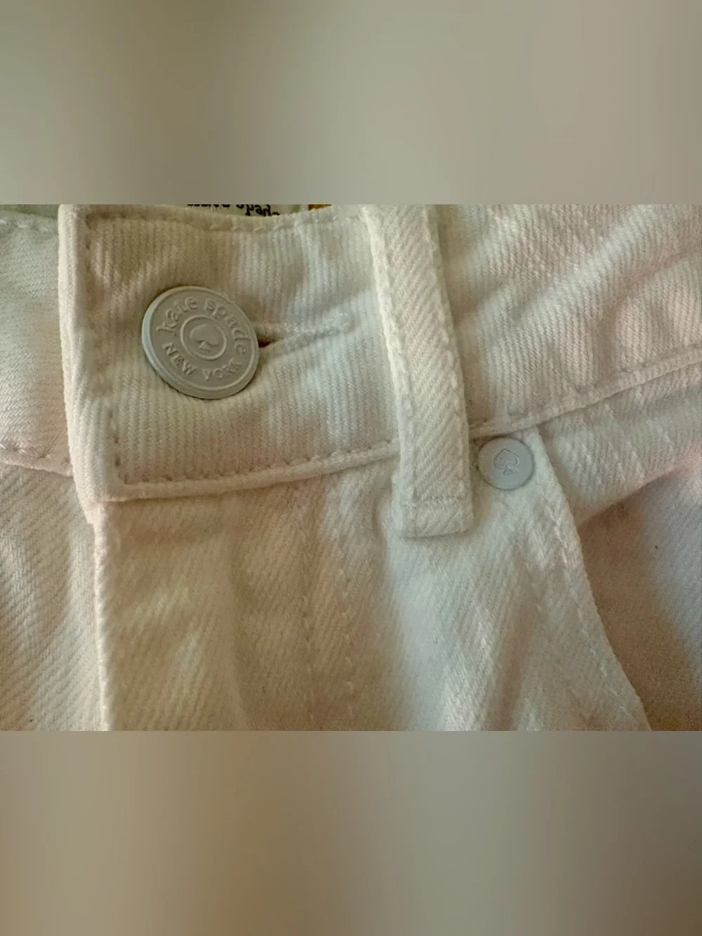 NWT $158 Kate Spade Broome Street Women's  White Bootcut Jeans Size 25